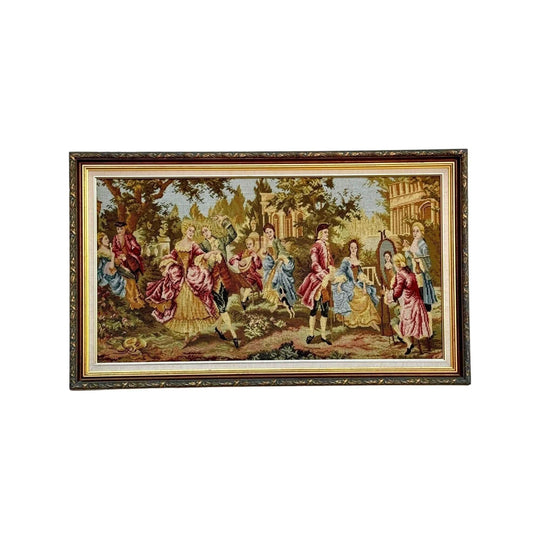 Vintage Frame Cross-Stitch Artwork