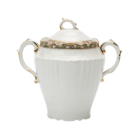 Vintage French ceramic sugar pot from Provence