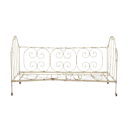 Vintage French cream day bed from Provence