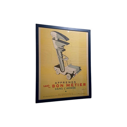 Vintage French recruitment poster