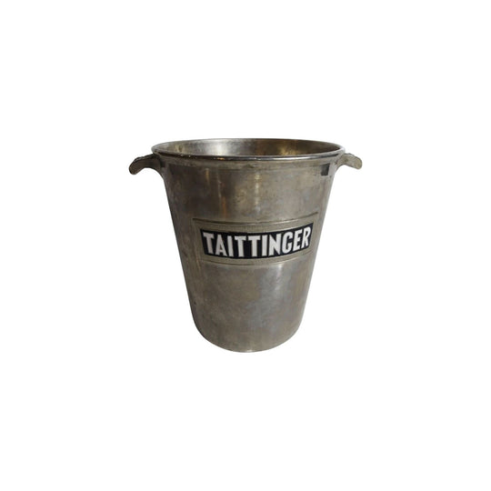 Vintage French Taittinger champagne ice bucket