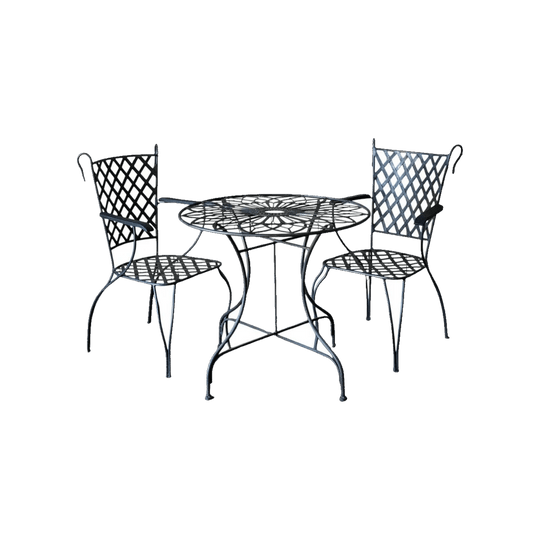 Vintage Garden Table & Chairs - 3 Piece Setting