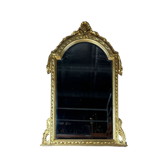 Vintage Gilt Carved Timber Mantel Mirror