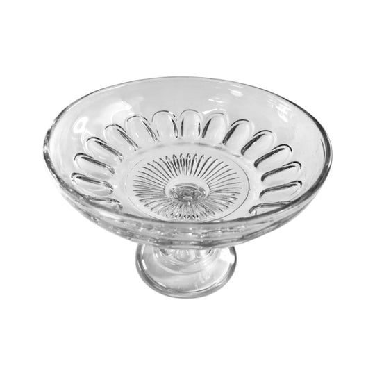 Vintage glass compote by US Glass Company