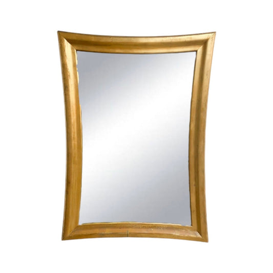 Vintage Gold Gilt Curved Framed Mirror | Bazaa | Designer, Vintage and Antique Furniture