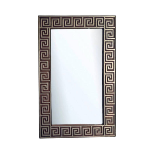 Vintage Greek Key Mirror