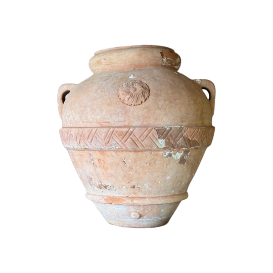 Vintage Handmade Italian Terracotta Urn - Motyaj