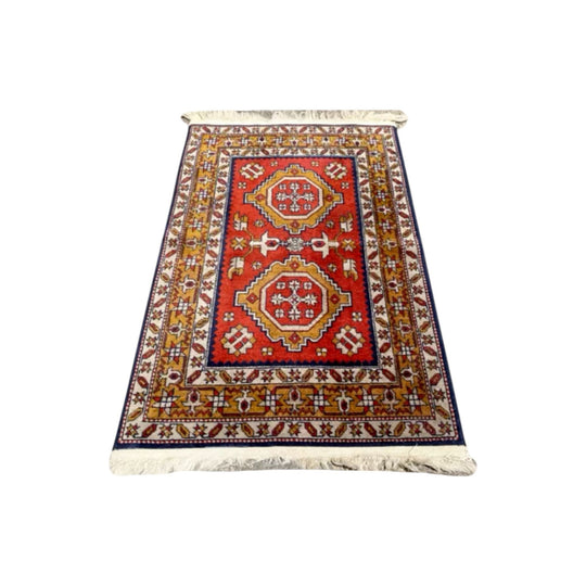 Vintage Handmade Wool Rug