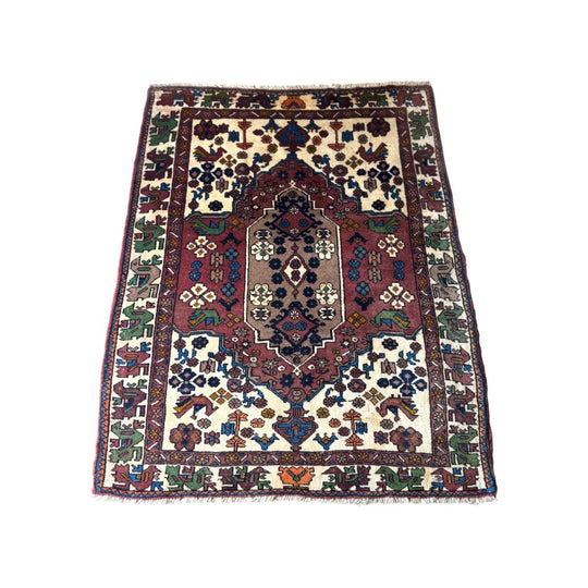 Vintage Handwoven Persian Rug