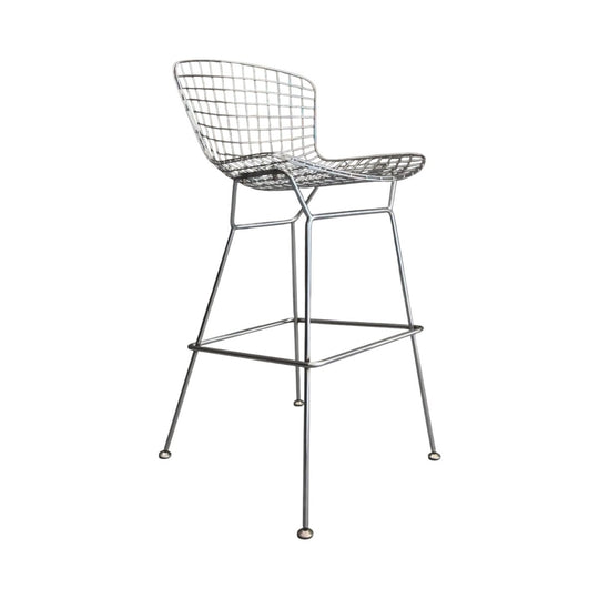 Vintage Harry Bertoia Style Wire Counter Stool