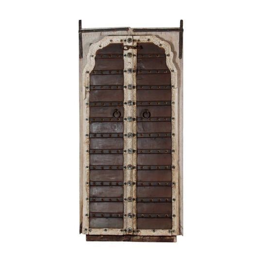 Vintage Indian Brown Door - Eco Village Collection