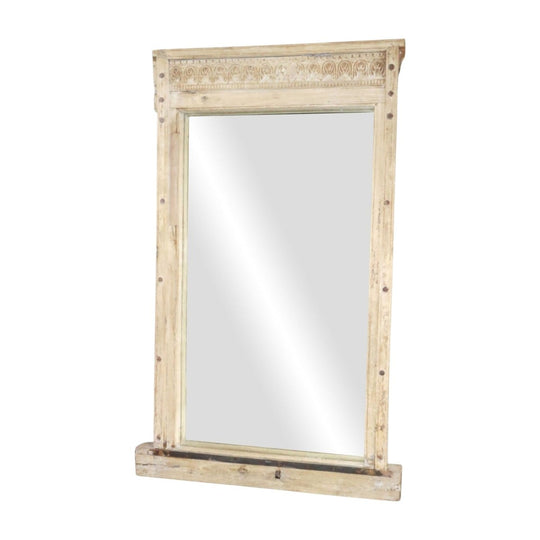 VINTAGE Indian Carved Mirror Frame   - Eco Village Collection