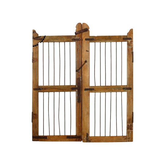 VINTAGE Indian Garden Dog Gates Pair - Eco Village Collection