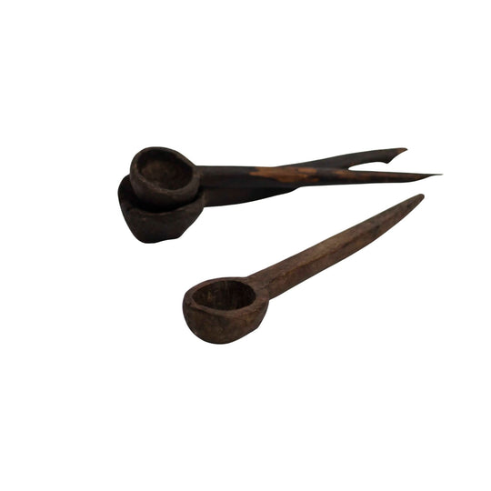 Vintage Indian Wooden Cooking Spoon