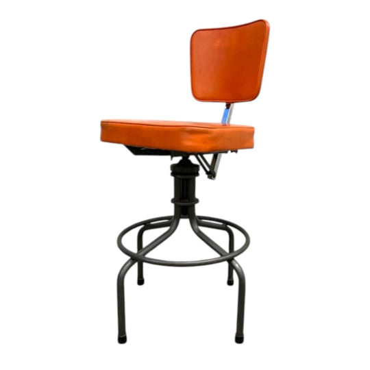 Vintage Industrial Adjustable Stool