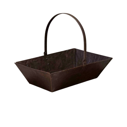Vintage Iron Tray with Handle