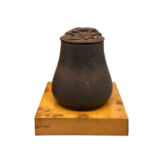 Vintage Japanese Bronze Kogo, Incense Container