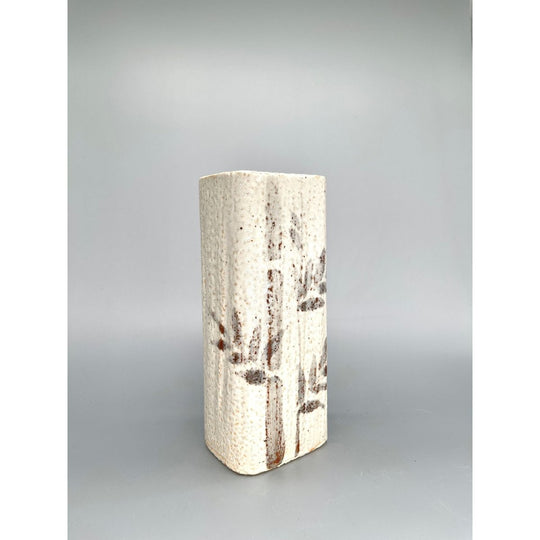 Vintage Japanese Ikebana Vase - Shino Glaze