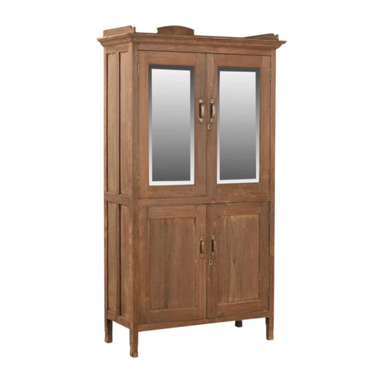 VINTAGE KITCHEN CABINET  WITH MIRROR DOOR