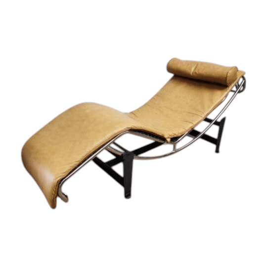 Vintage Settee in Tan Leather