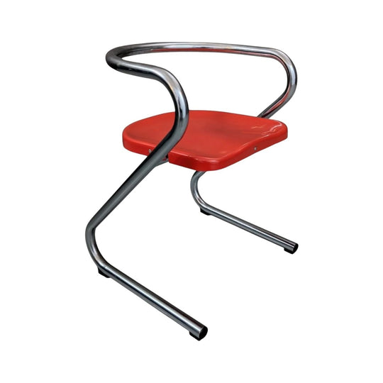 Vintage Lindau & Lindekrantz Chair for Lammhults Sweden Circa 1970s