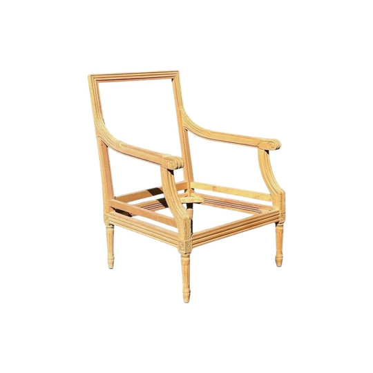 Vintage Louis XVI Style Bergère Armchair