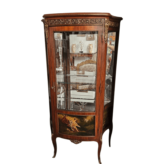 Vintage Louis XVth Style Vitrine