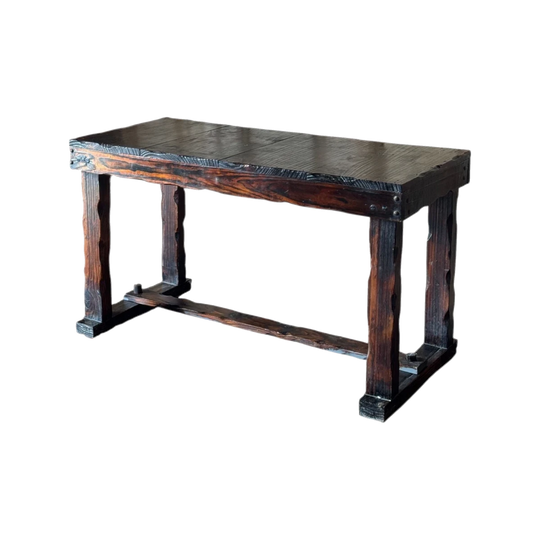 Vintage Medieval Style Timber Bench Seat