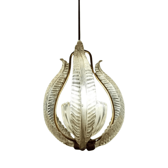 Vintage Murano Glass Lamp by Barovier & Toso