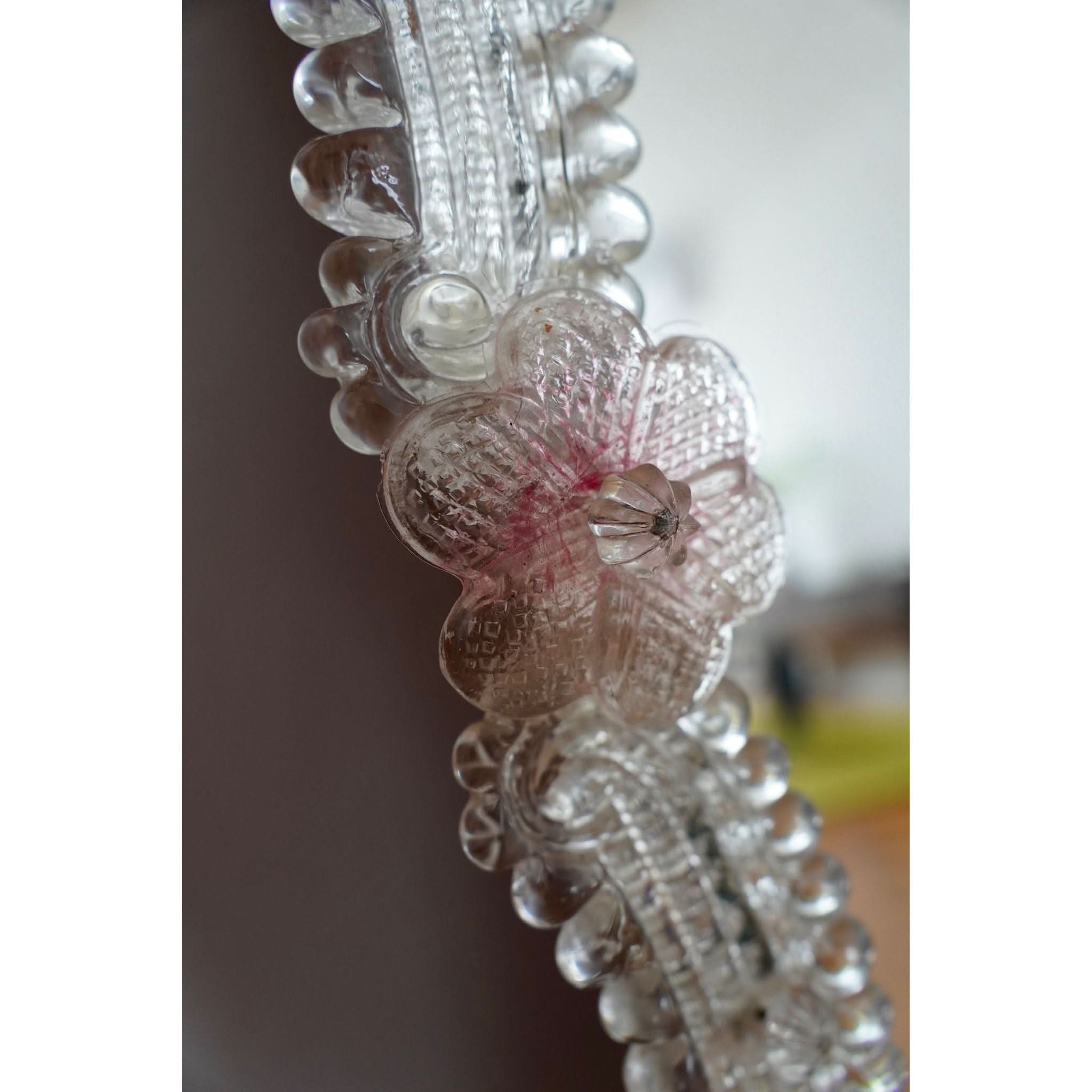 Vintage Murano Venetian Floral Mirror | Bazaa | Designer, Vintage and Antique Furniture