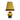 Vintage Mustard Ceramic Table Lamp - Original | Bazaa | Designer, Vintage and Antique Furniture