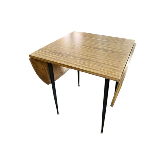 Vintage NAMCO laminate drop leaf side table mid-century modern 1970's AUSTRALIA