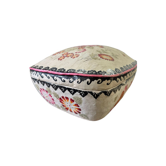 Vintage Paper Mache Boxes | Antique Chinese Storage Containers - Water Tiger