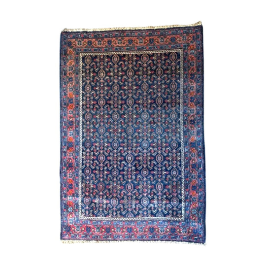 Vintage Persian – Senneh / Bijar Style Rug [160x110cm]