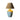 Vintage Porcelain Lamp With New Velvet Shade | Bazaa | Designer, Vintage and Antique Furniture