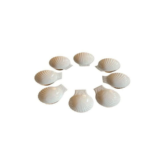 Vintage Porcelain Scallop Dish
