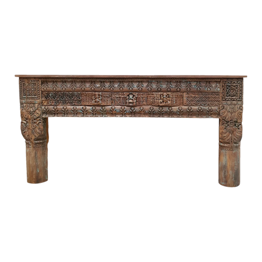 VINTAGE Recycled Indian Console Table Natural