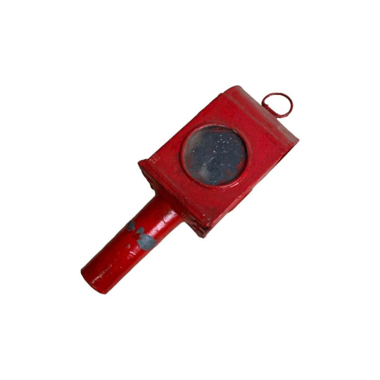 Vintage Red Carriage Lantern #1