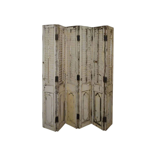 Vintage Six Panel Wooden Shutter Doors