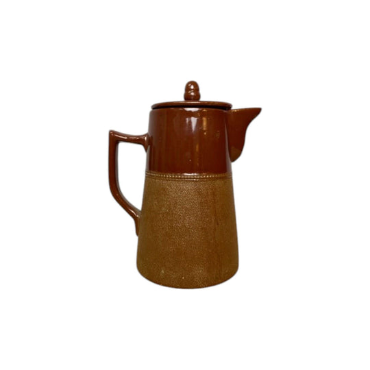 Vintage Stoneware Coffee Pot