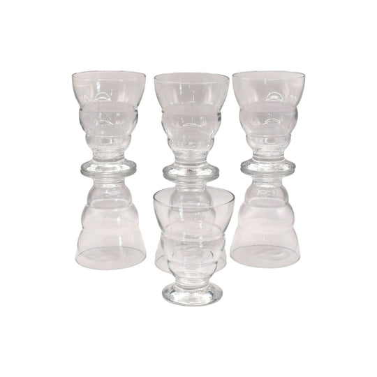Vintage Studio Nova "Sahara" footed Juice tumblers. Set of 7
