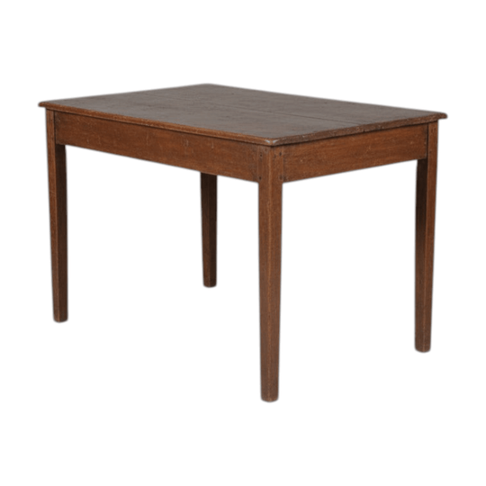 Vintage Teak Low-Profile Console Desk, 110 cm Wide
