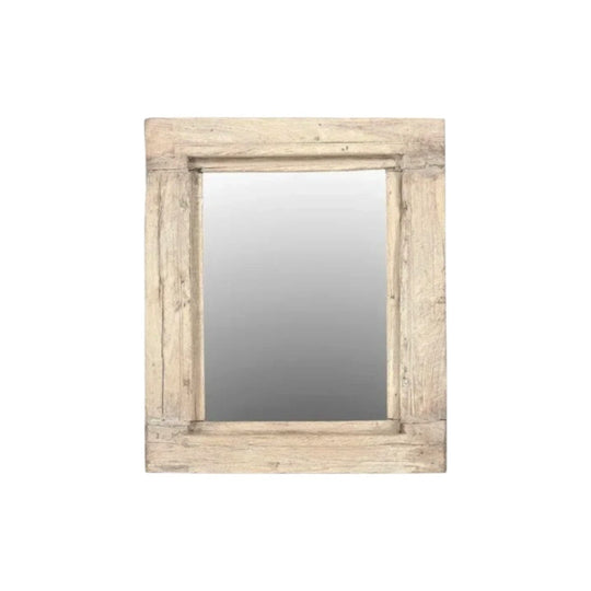 VINTAGE TEAK VANITY MIRROR /052