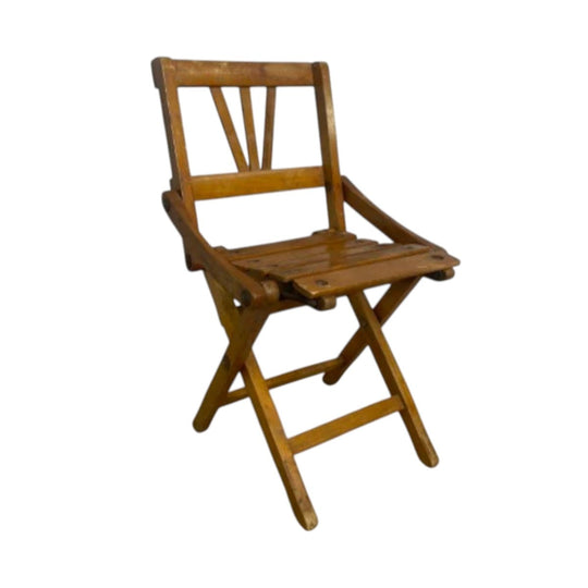Vintage Toy 'Brevetti Reguitti' Collapsible Chair
