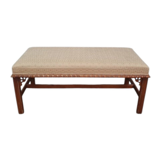 Vintage Upholstered Bench Seat