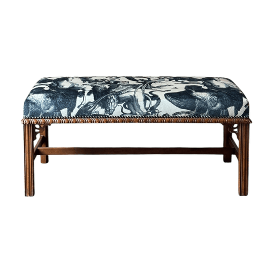 Vintage Upholstered Bench Seat