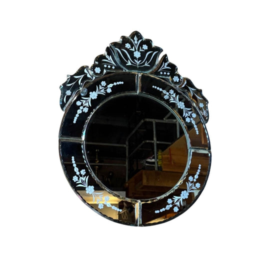 Vintage Venetian Style Etched Mirror
