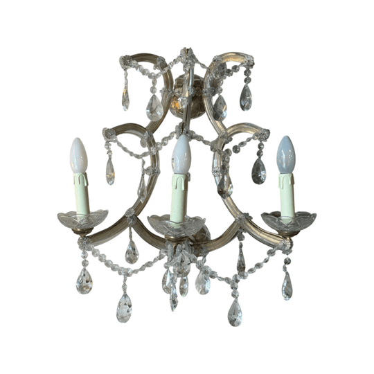 Vintage Venetian Three-Arm Wall Light