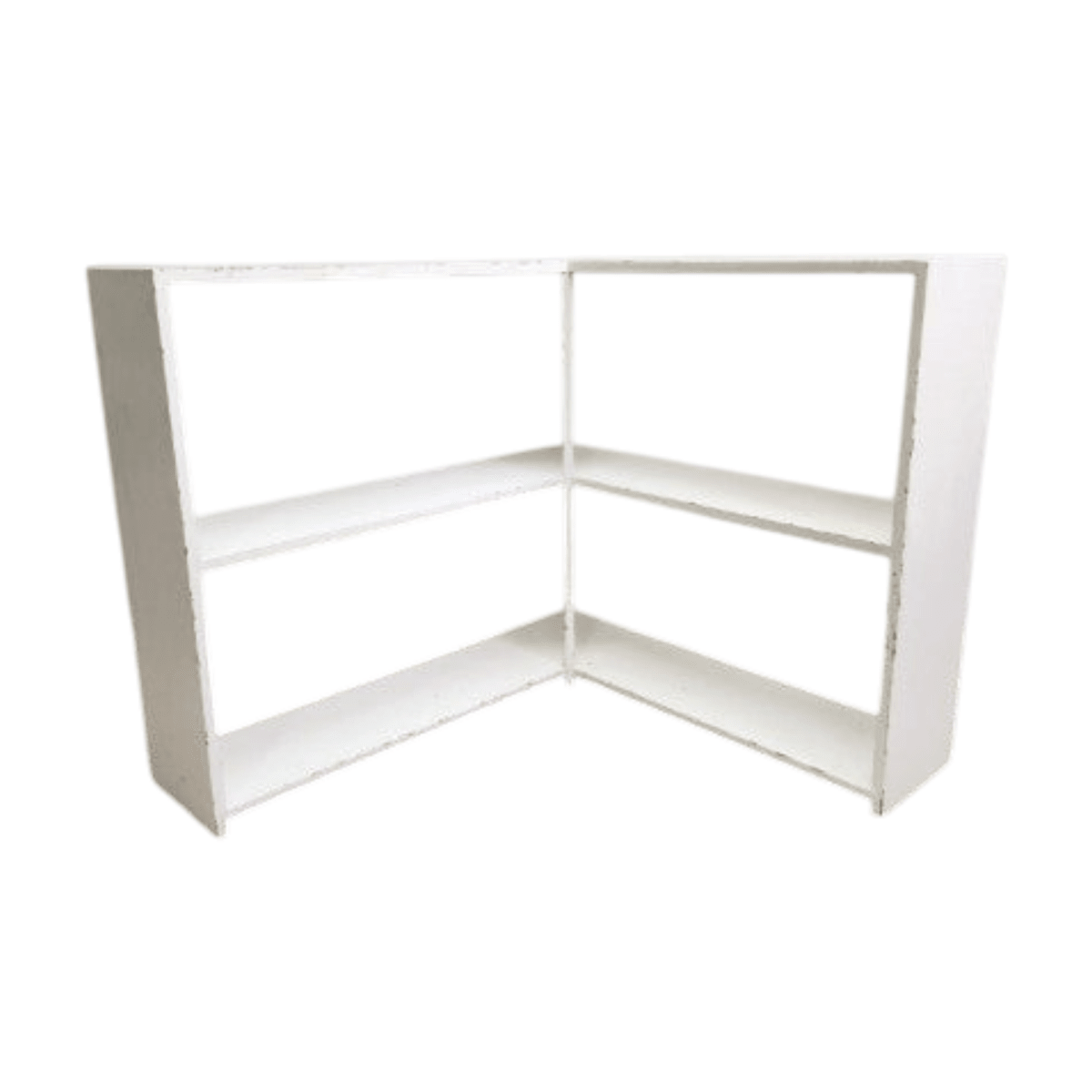 Vintage White Corner Bookcase | Bazaa | Designer, Vintage and Antique Furniture