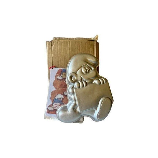 Vintage WILTON Smurf cake tin pan by Peyo 502-4033 retired 1983